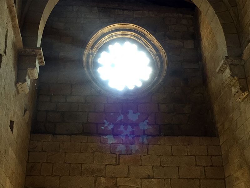 Efecto de luz en Sta Cristina