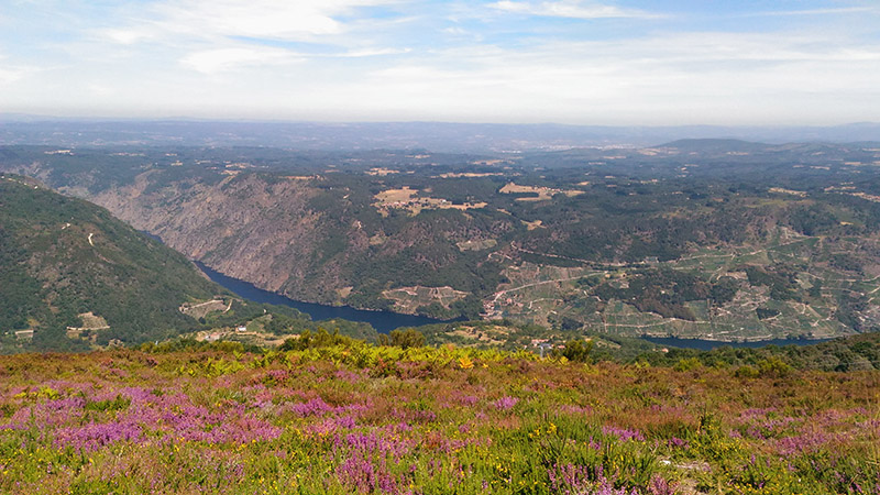 Canon del Sil desde el mirador de Triguás